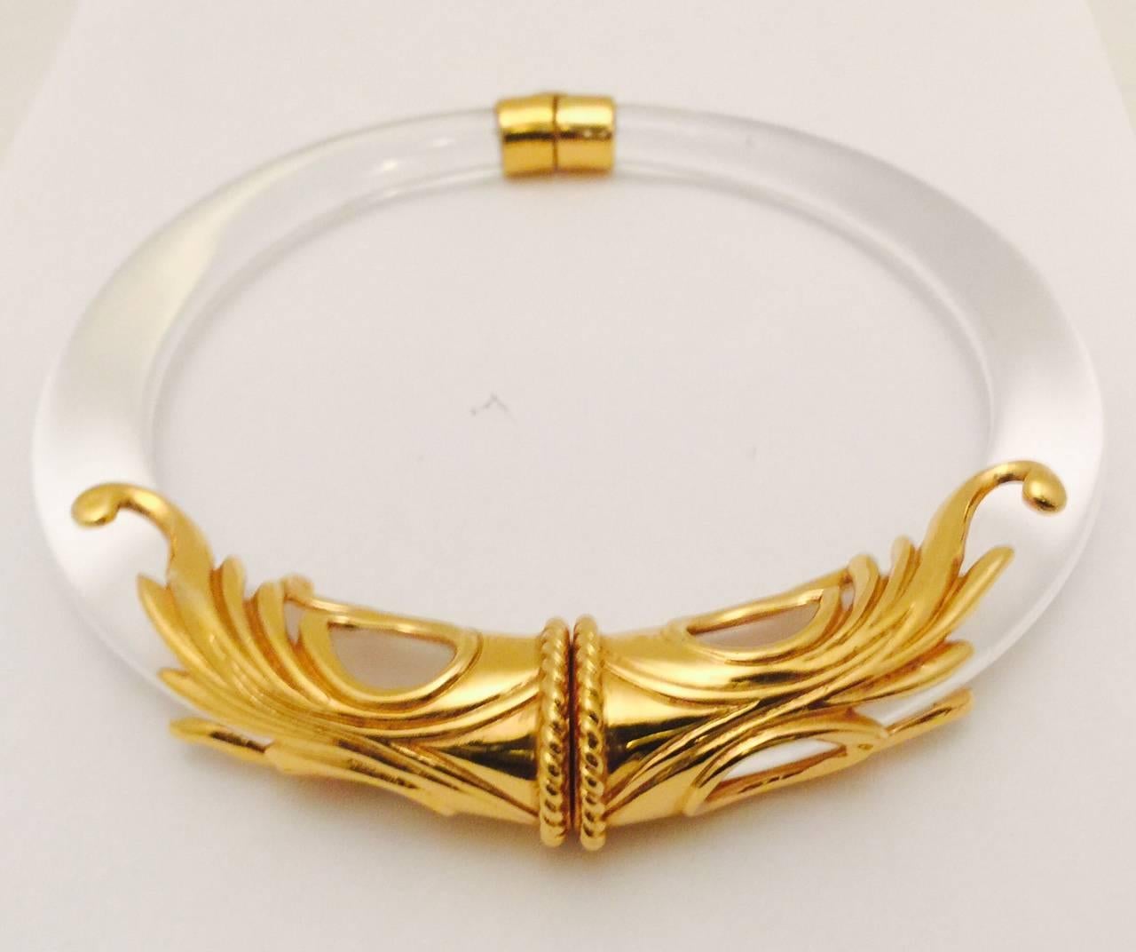 Inna Cytrine Paris has produced incredible lucite jewelry.  From the 1990's, yet modern and totally fashionable!  This 16