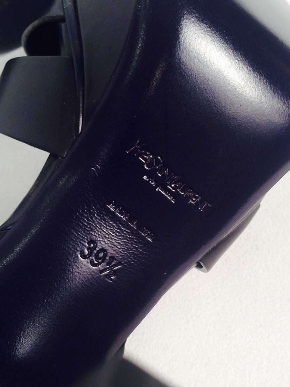 Brand New Yves Saint Laurent Tribute Leather Platform Sandals 4