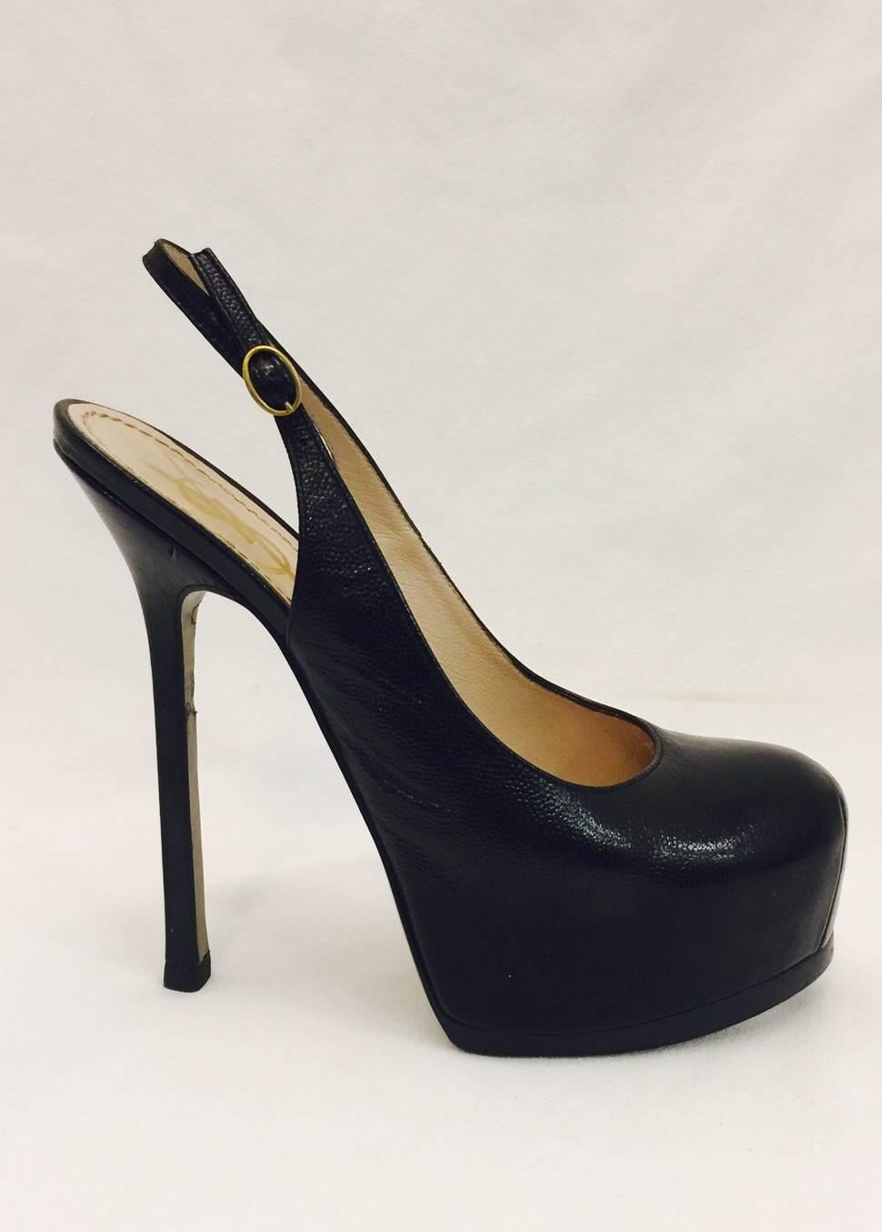 These High Heel Sling Backs illustrate why Yves was considered 