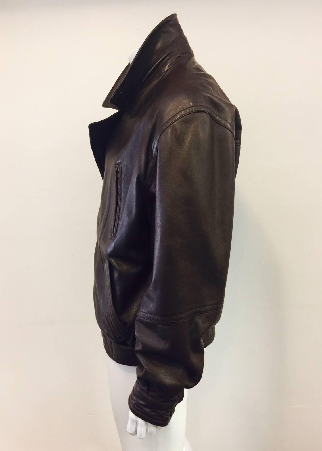 bally leather jacket mens