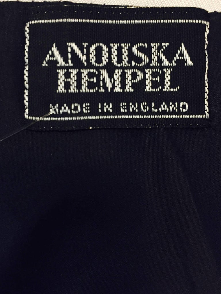 Astonishing Anouska Hempel Raw Silk Strapless Cocktail Dress at 1stDibs ...