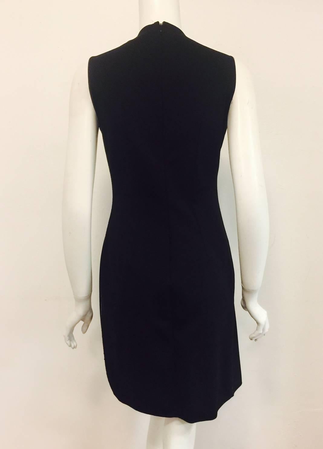 Women's Sensational Stella Mc Cartney Little Black Dress With Decorative Chains at Sides
