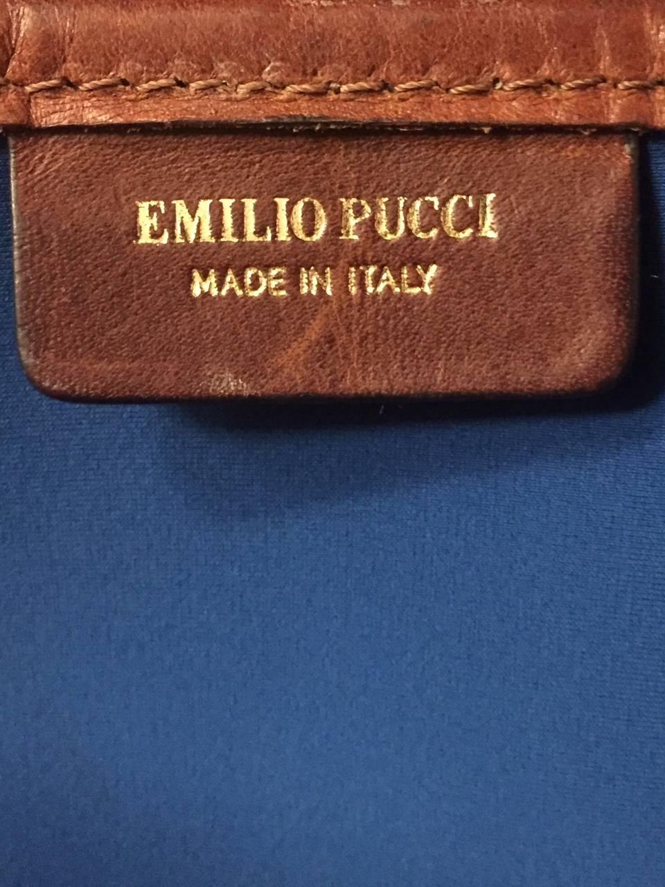 Exquisite Emilio Pucci Rio Piazzo Tote  2