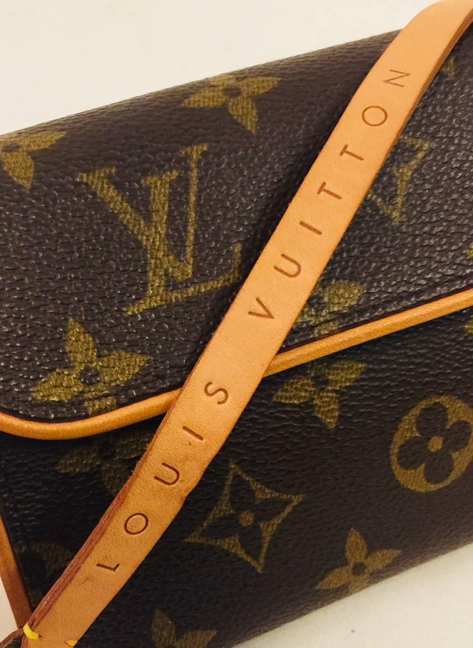 Black Louis Vuitton Monogram Fanny Pack With Adjustable Belt For Men and Women
