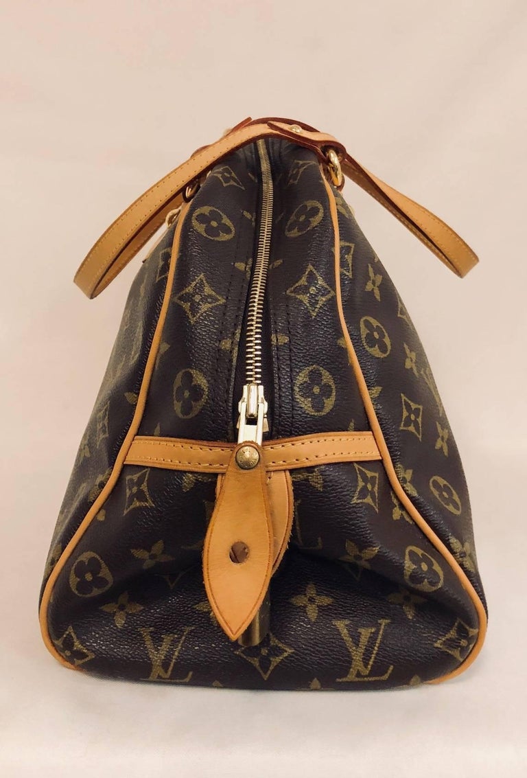 Louis Vuitton Monogram Satchel With Double Straps and Top Zipper at 1stDibs