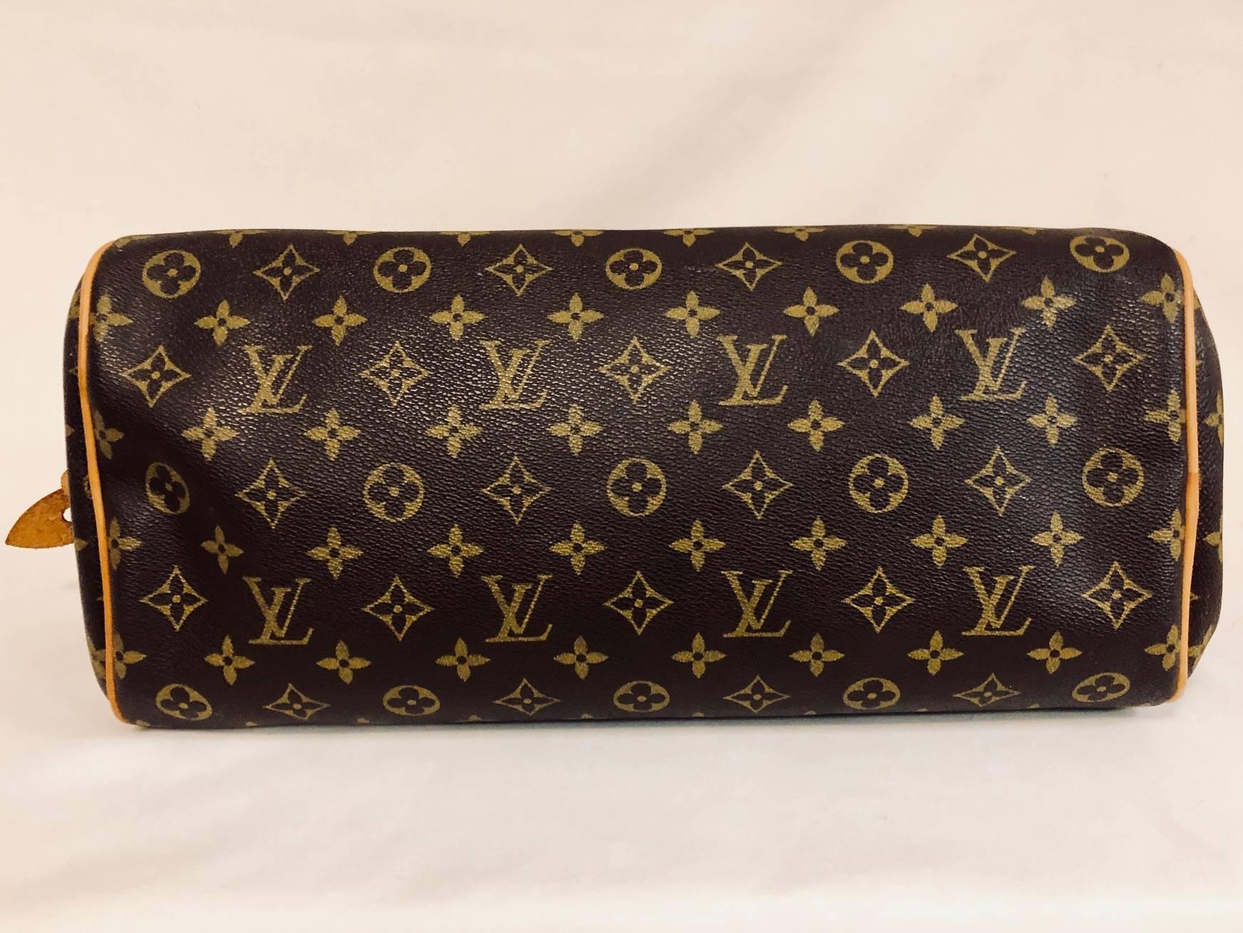 Louis Vuitton Monogram Satchel With Double Straps and Top Zipper  1