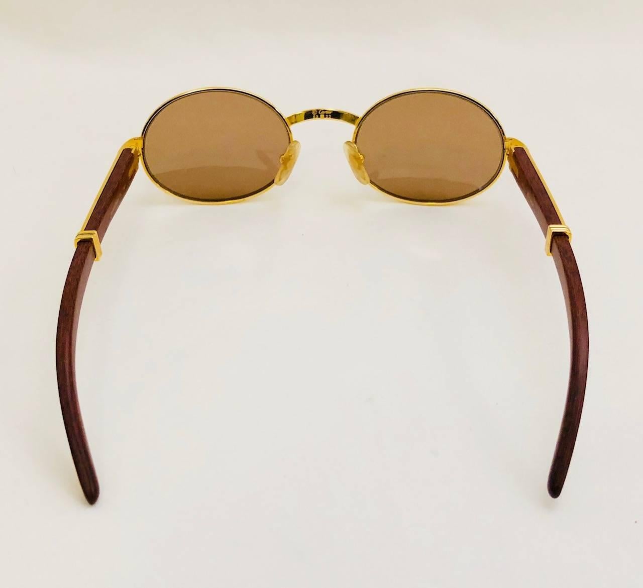 cartier vintage giverny palisander sunglasses