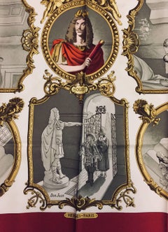 Hermès Comedie Francaise - Moliere Silk Twill Scarf by Phillippe Ledoux