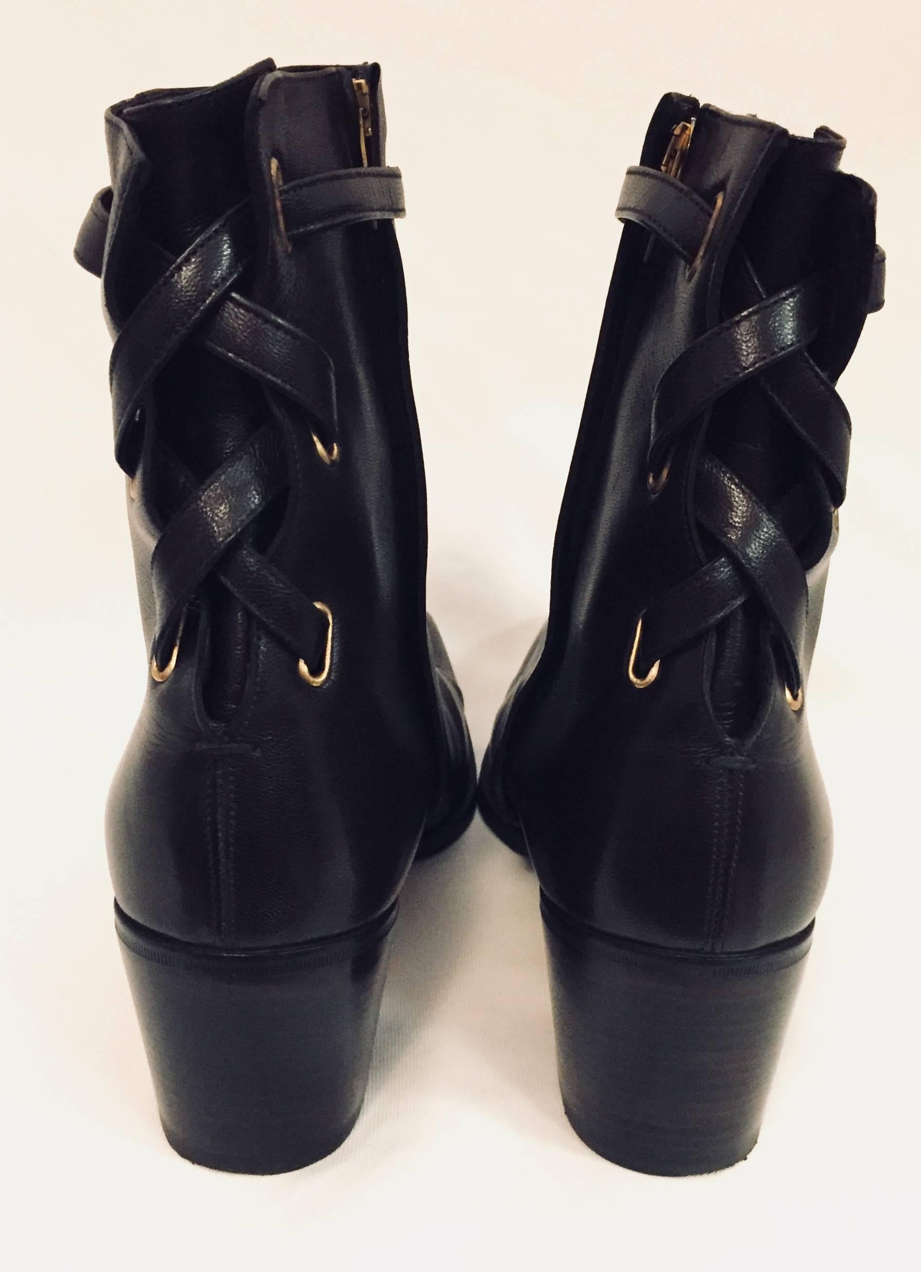 Absolutely amazing Johnny boot by Tom Ford from the early 2000's.  Are you avant garde enough to wear these coveted boots with the Cuban heel measuring 2.5 inches high?  The Johnny boot has a cult like following, and would sell out in days from the