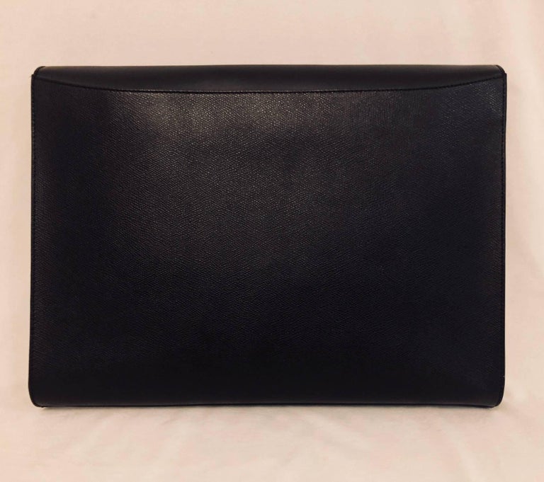 Men's S.T. Dupont of Paris Full Grain Leather Portfolio in Black For ...