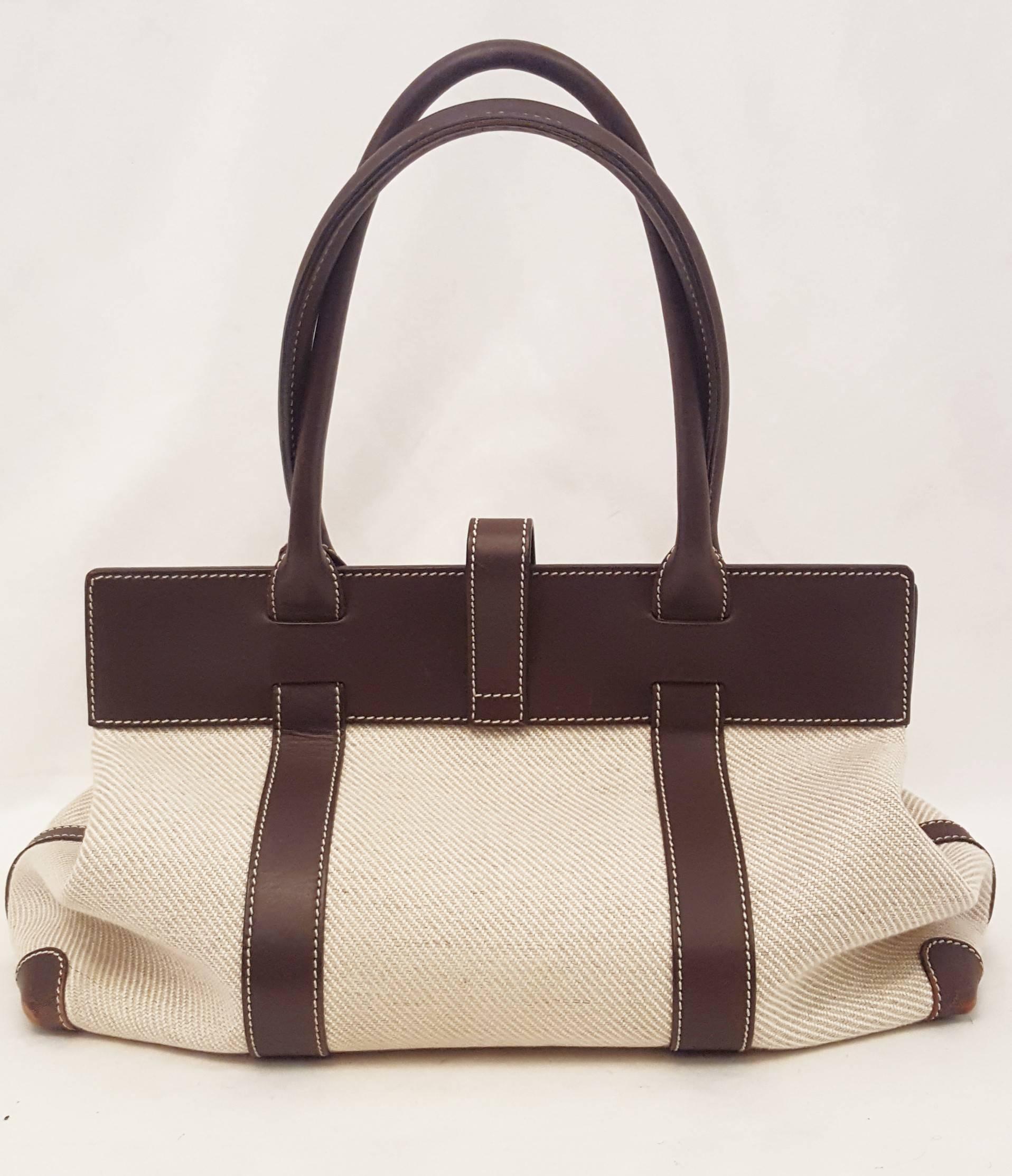 loro piana canvas bag