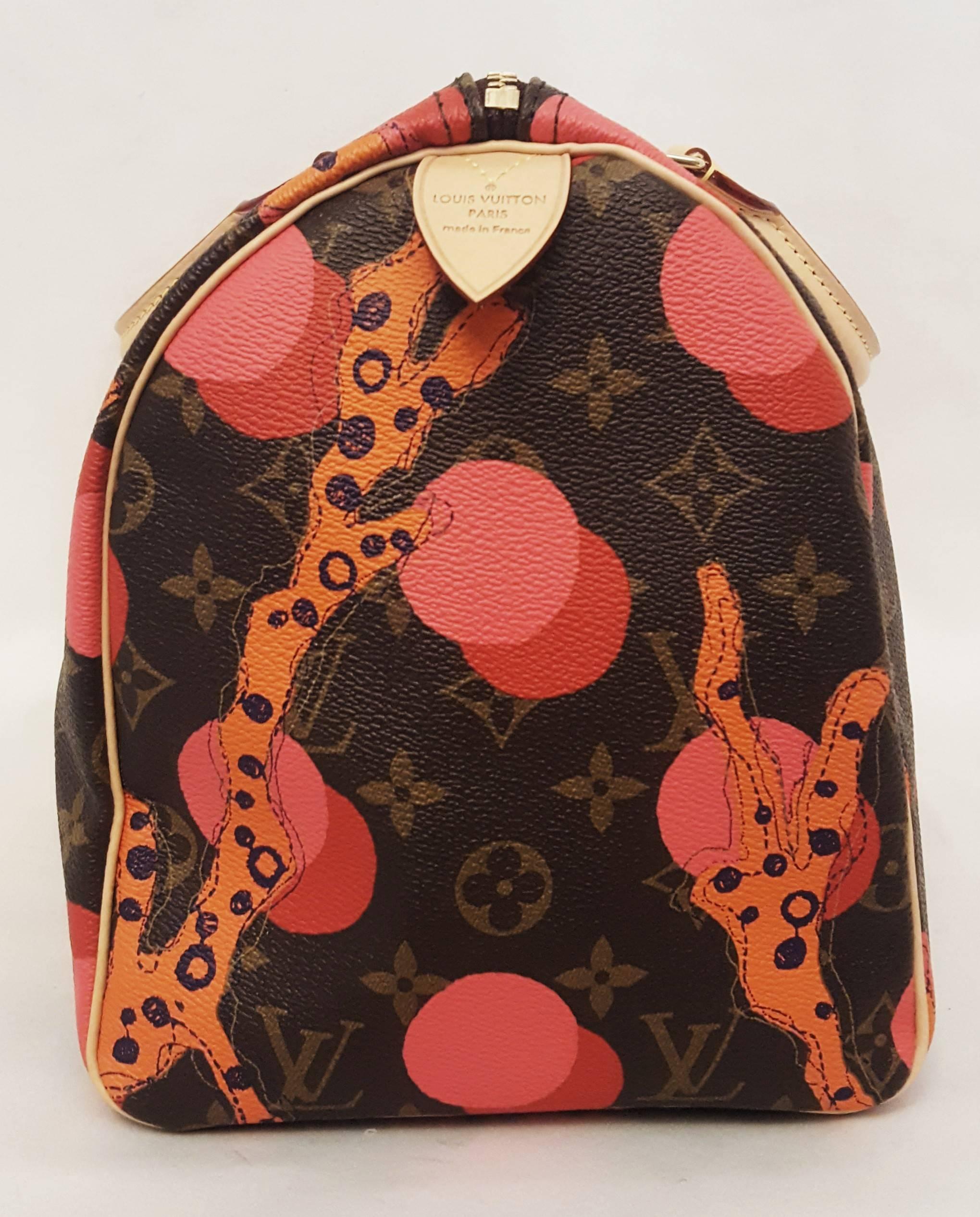 Louis Vuitton Speedy Ramages Bag Print 2015 Cruise Collection  In Excellent Condition In Palm Beach, FL