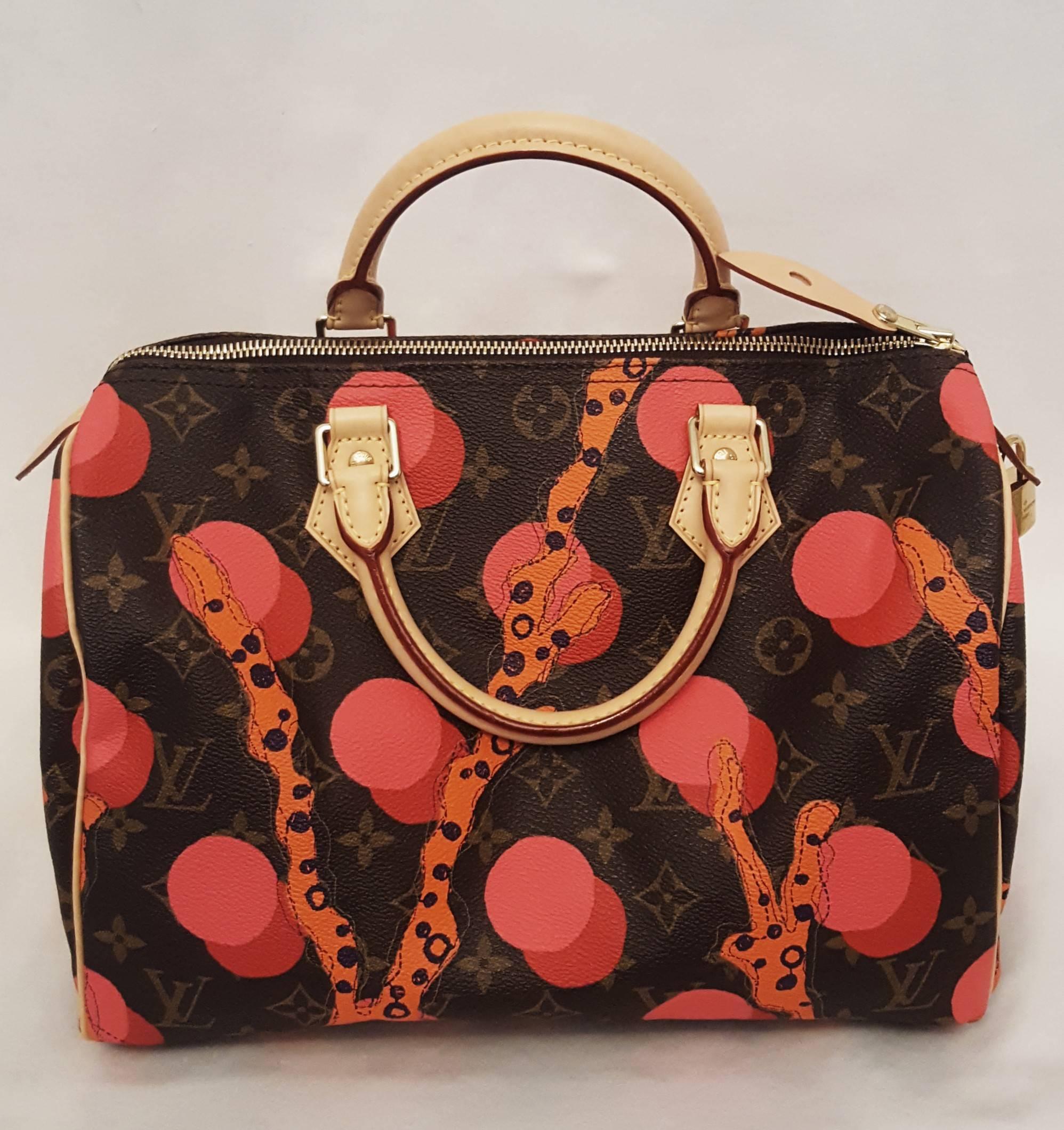 Women's Louis Vuitton Speedy Ramages Bag Print 2015 Cruise Collection 