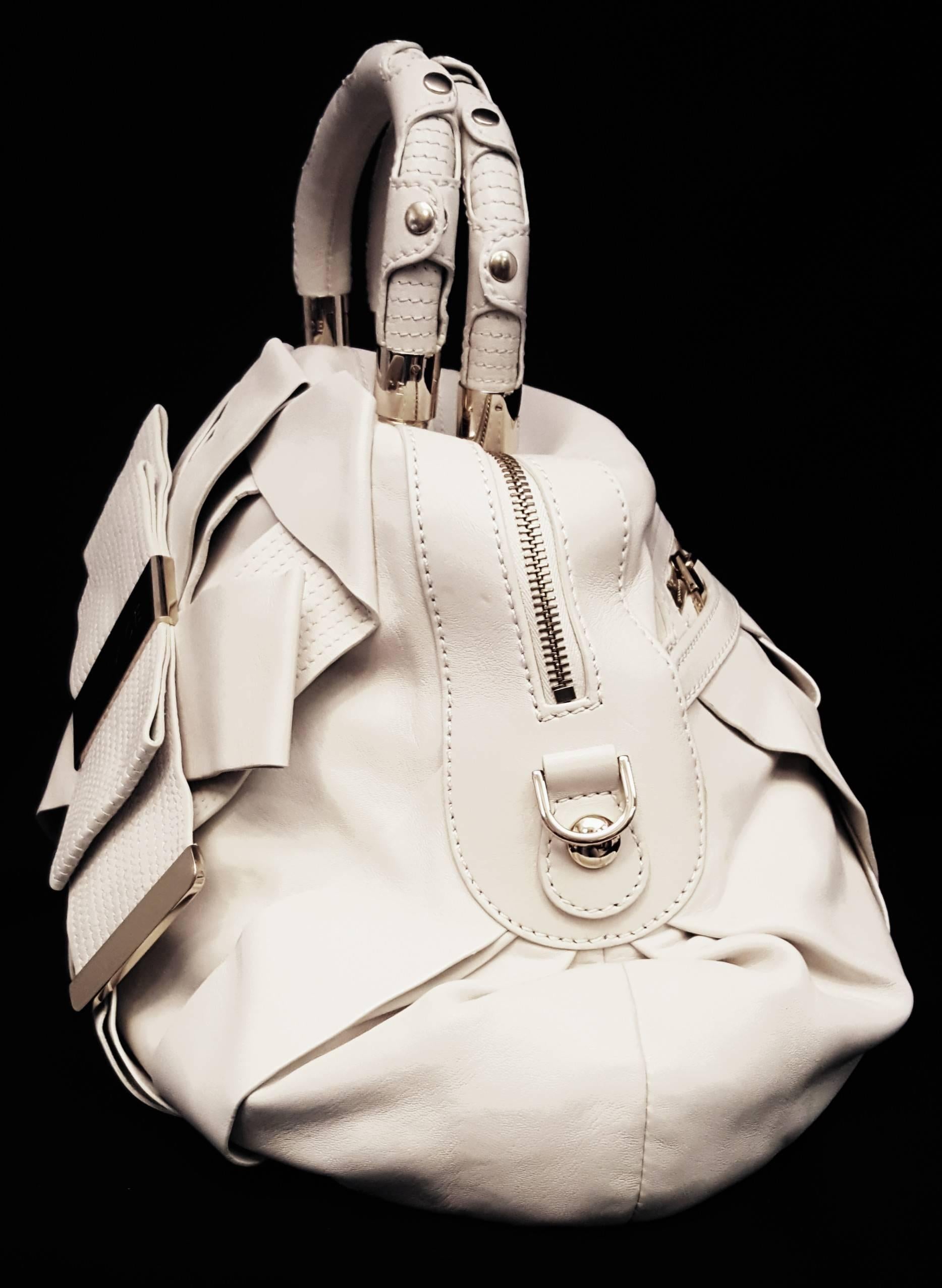 versace collection satchel