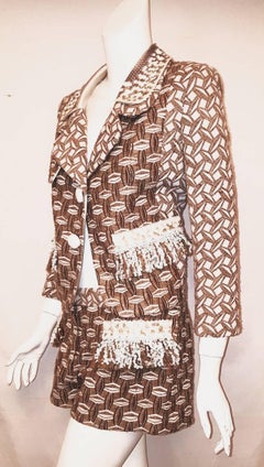 Louis Vuitton 3-Piece Suit with Jacket, Shorts and Dress With Sequins 40 EU
