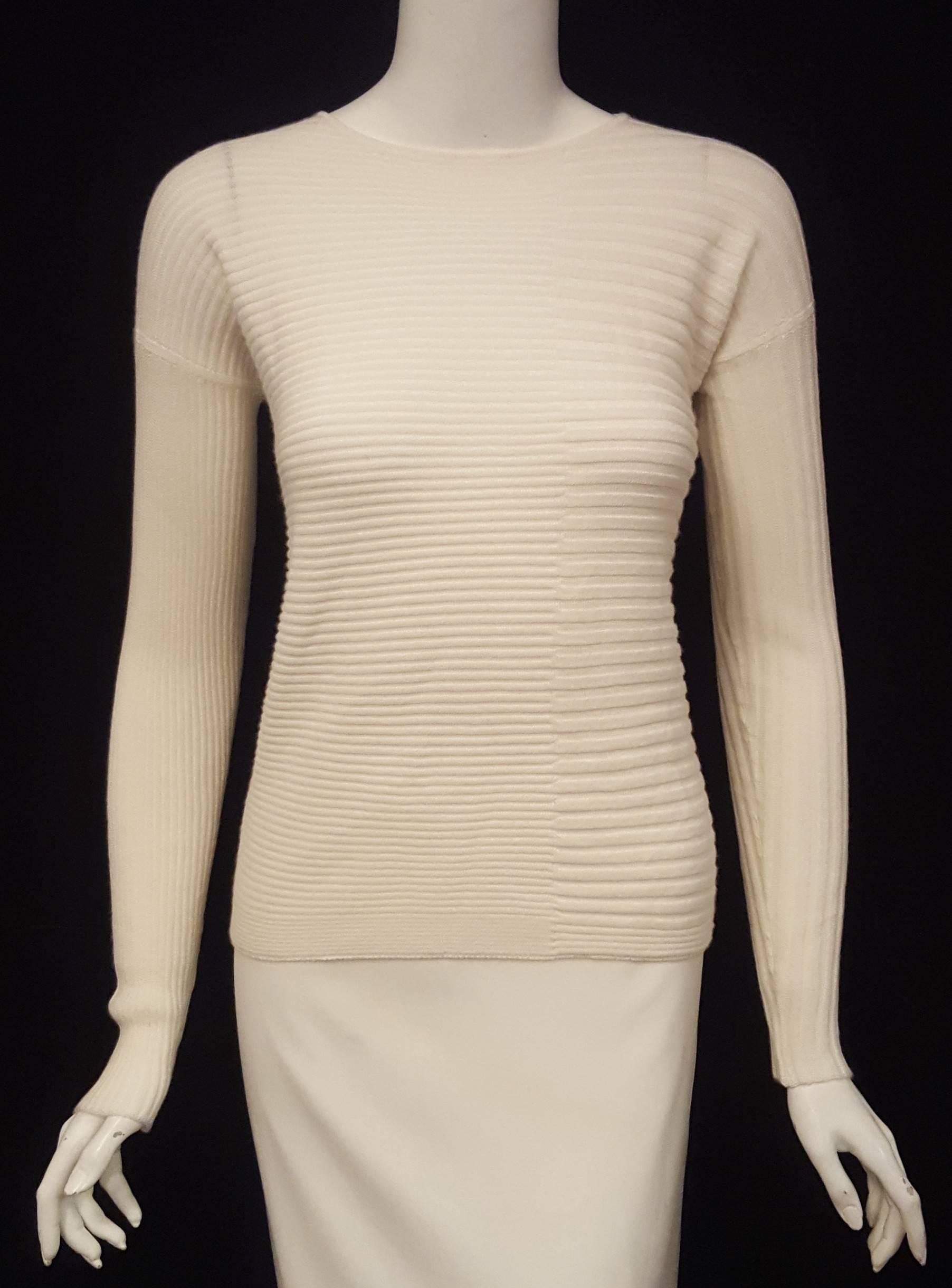 ivory cashmere sweater