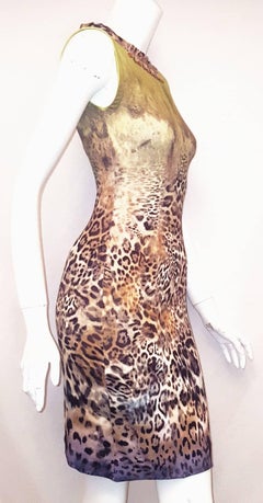 Marc Cain Multicolor Leopard Print Two Piece Dress Ensemble
