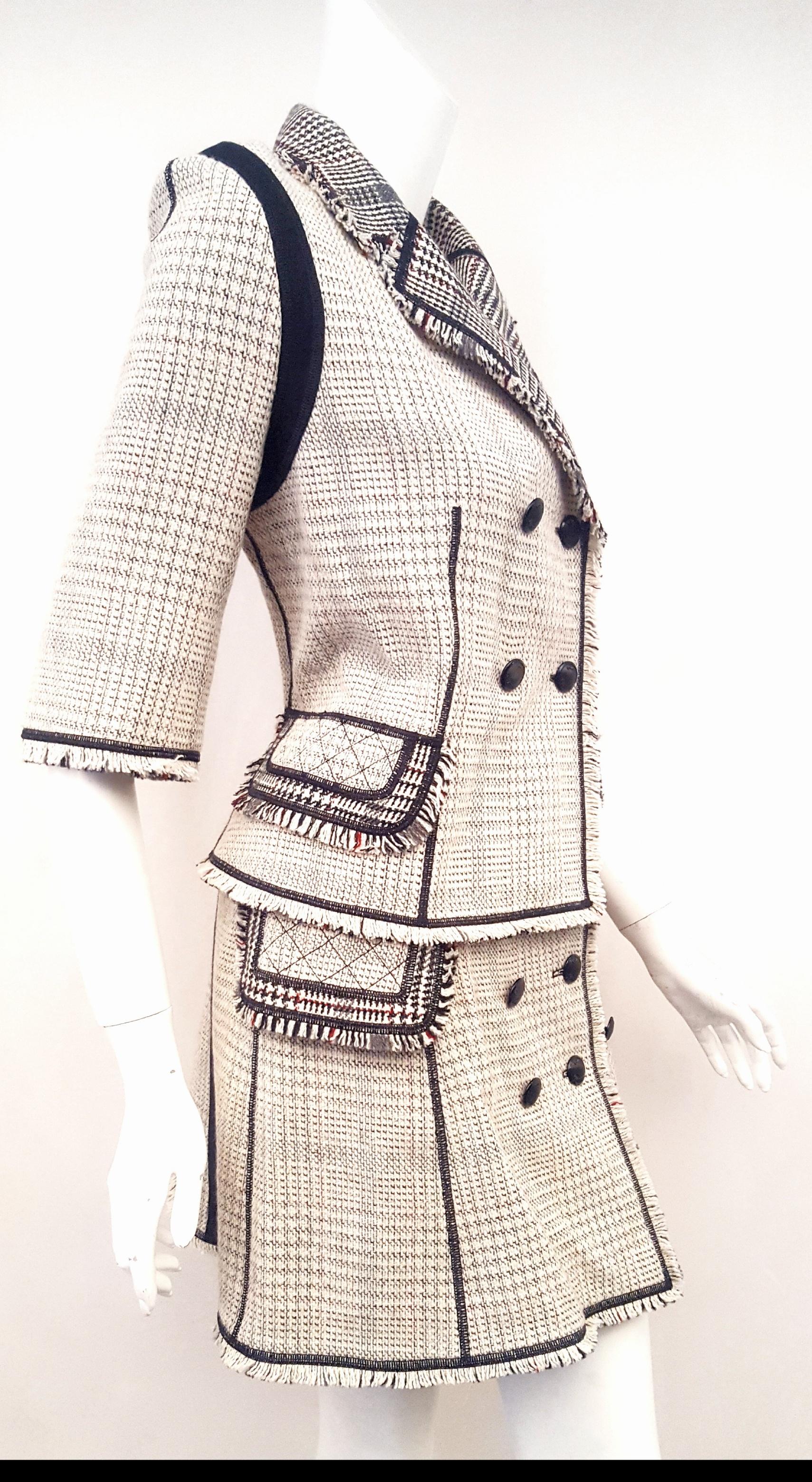louis vuitton skirt suit