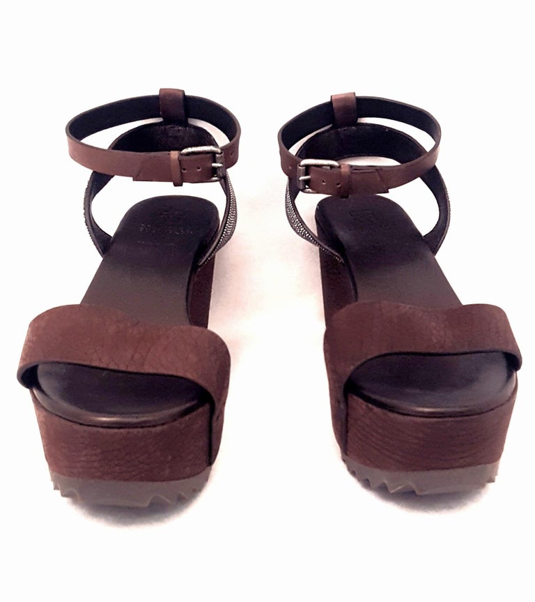 brunello cucinelli wedges