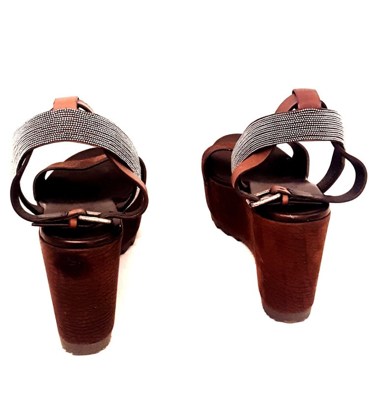 brunello cucinelli wedges