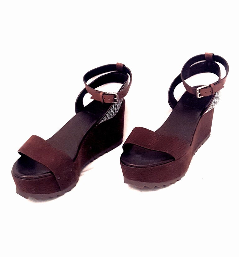 brunello cucinelli wedges
