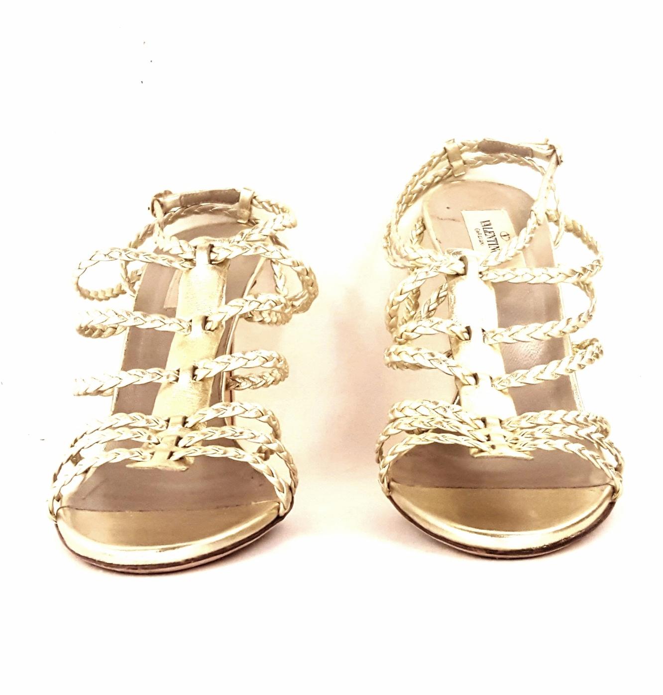valentino braided sandals