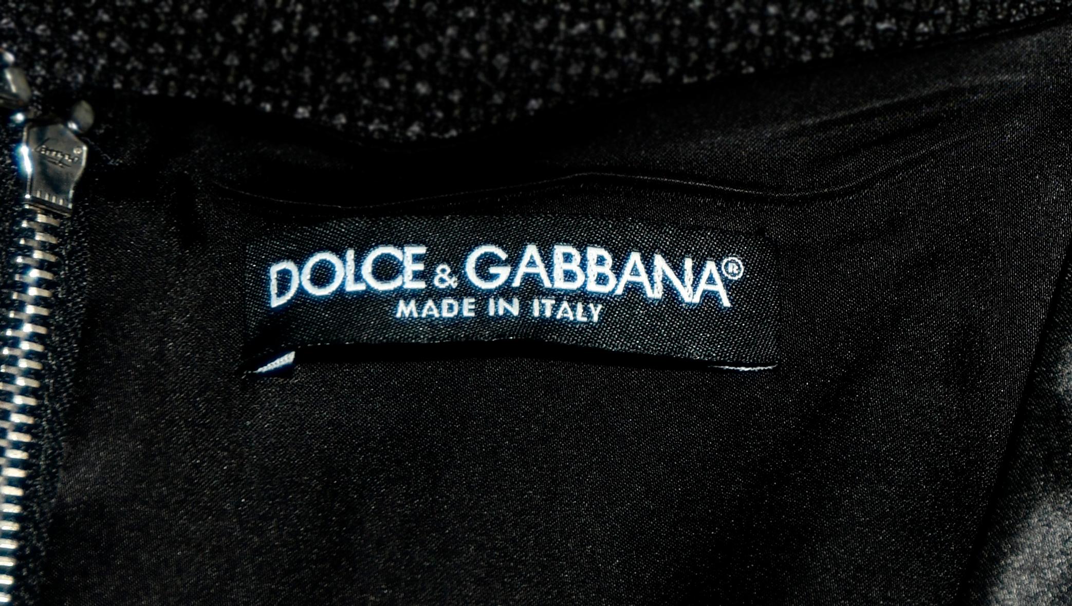 Dolce & Gabbana Minimalist They're Not -The Little Black Dress Is!   In Excellent Condition For Sale In Palm Beach, FL