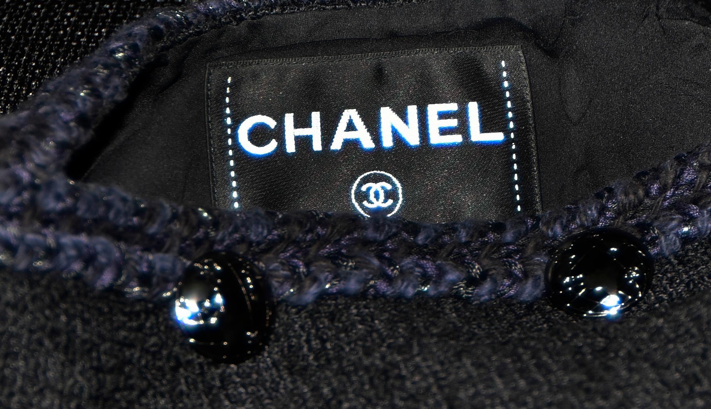 Chanel Black Four Flap Pockets 2013 Fall Collection Jacket 1