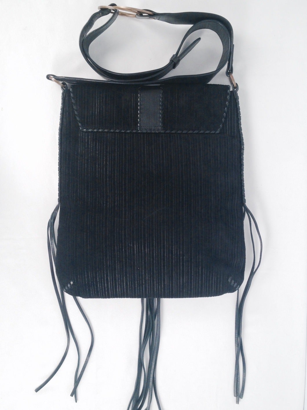 Givenchy Leather and Suede Crossbody Bag with Fringe is a nod to the past and 