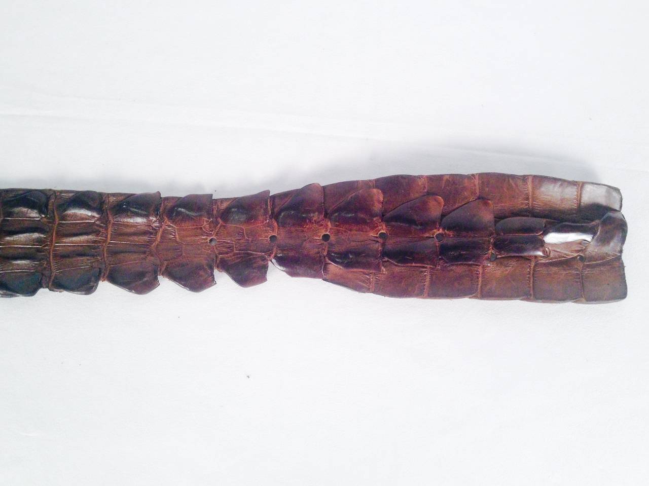 Massimiliano Musina Nile Crocodile Belt In Excellent Condition In Palm Beach, FL