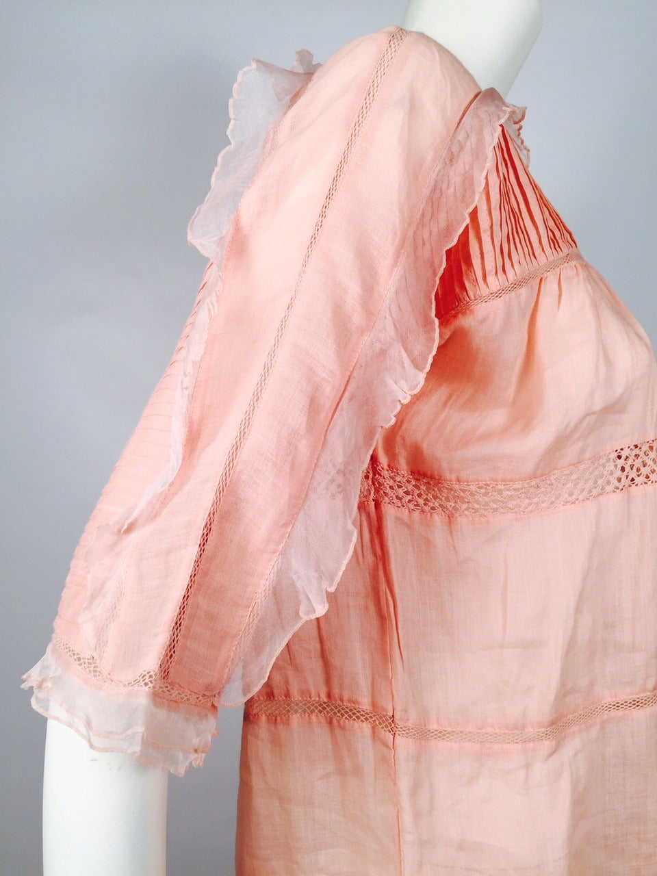 Isabel Marant Peach Ramie and Silk Dress 1