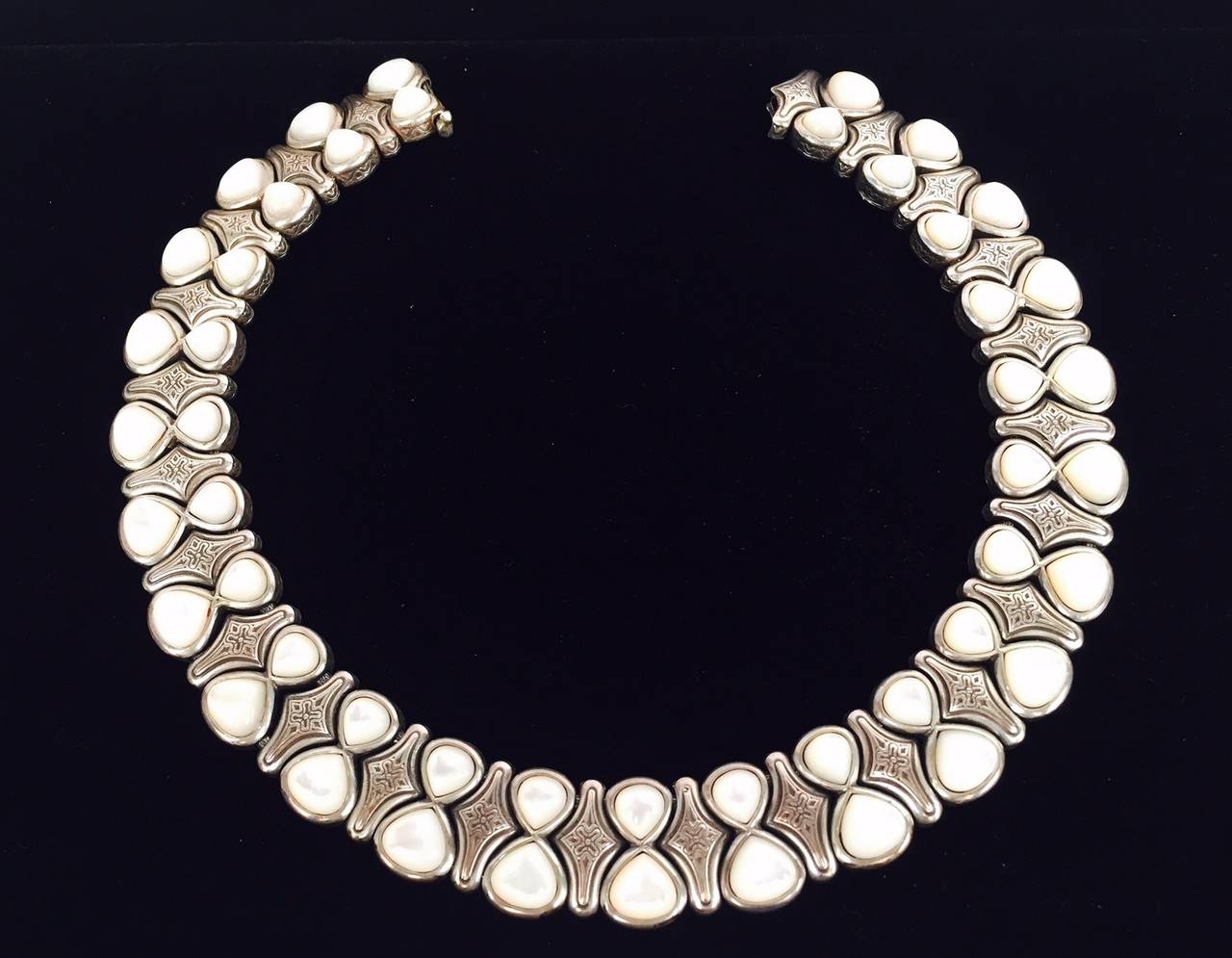 Konstantino Mother of Pearl Choker In Excellent Condition In Palm Beach, FL