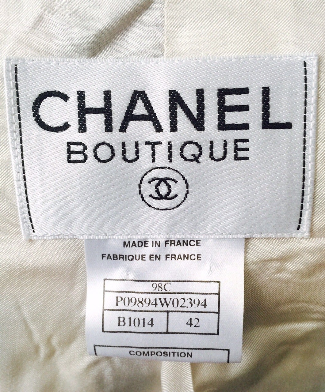 Women's 1998 Chanel Cruise Collection Jacket With Net Overlay