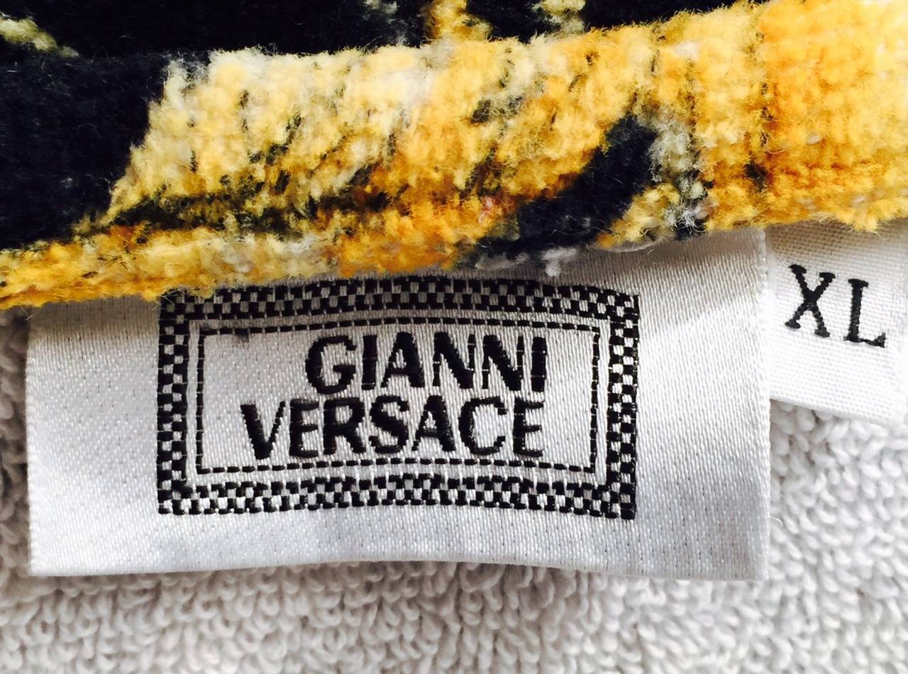 Vintage Gianni Versace Unisex Baroque Robe For Sale 1
