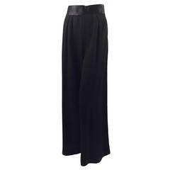 Chanel 1993 Spring Evening Palazzo Pants For Sale at 1stDibs