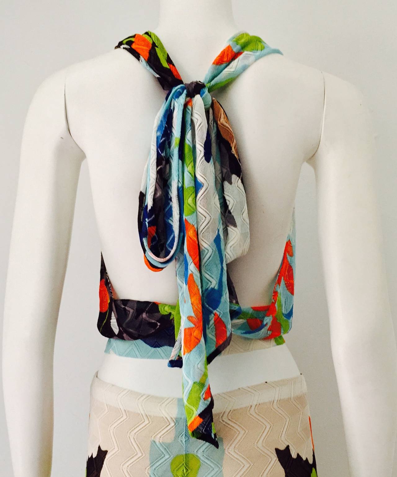 Stunning Missoni 3-Piece Multicolor Knit Ensemble For Sale 2