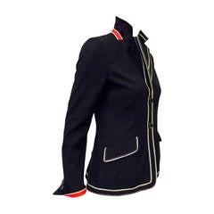 Rena Lang Navy Fitted Jacket