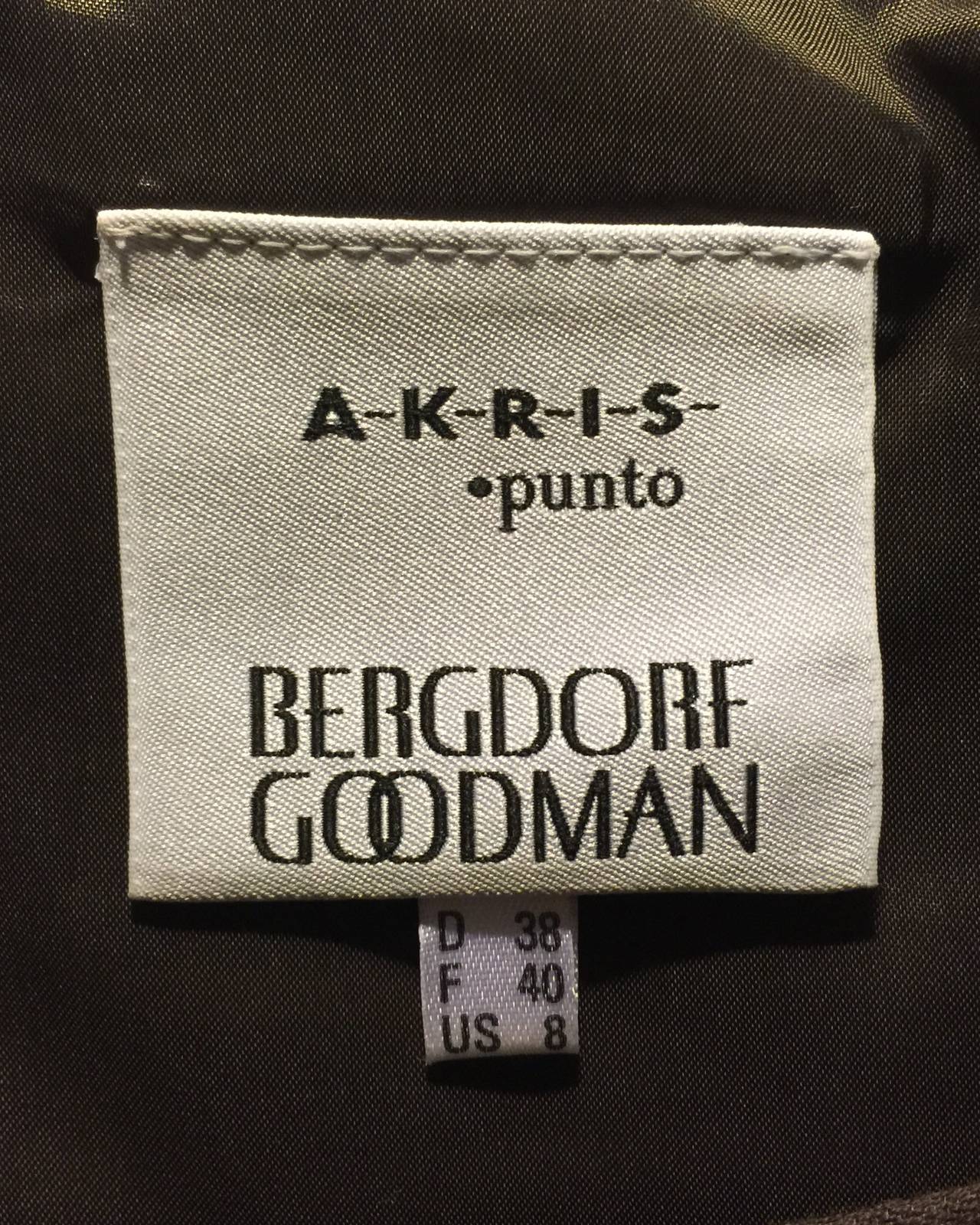 Women's Akris Punto for Bergdorf Goodman Striped Sleeveless Shift