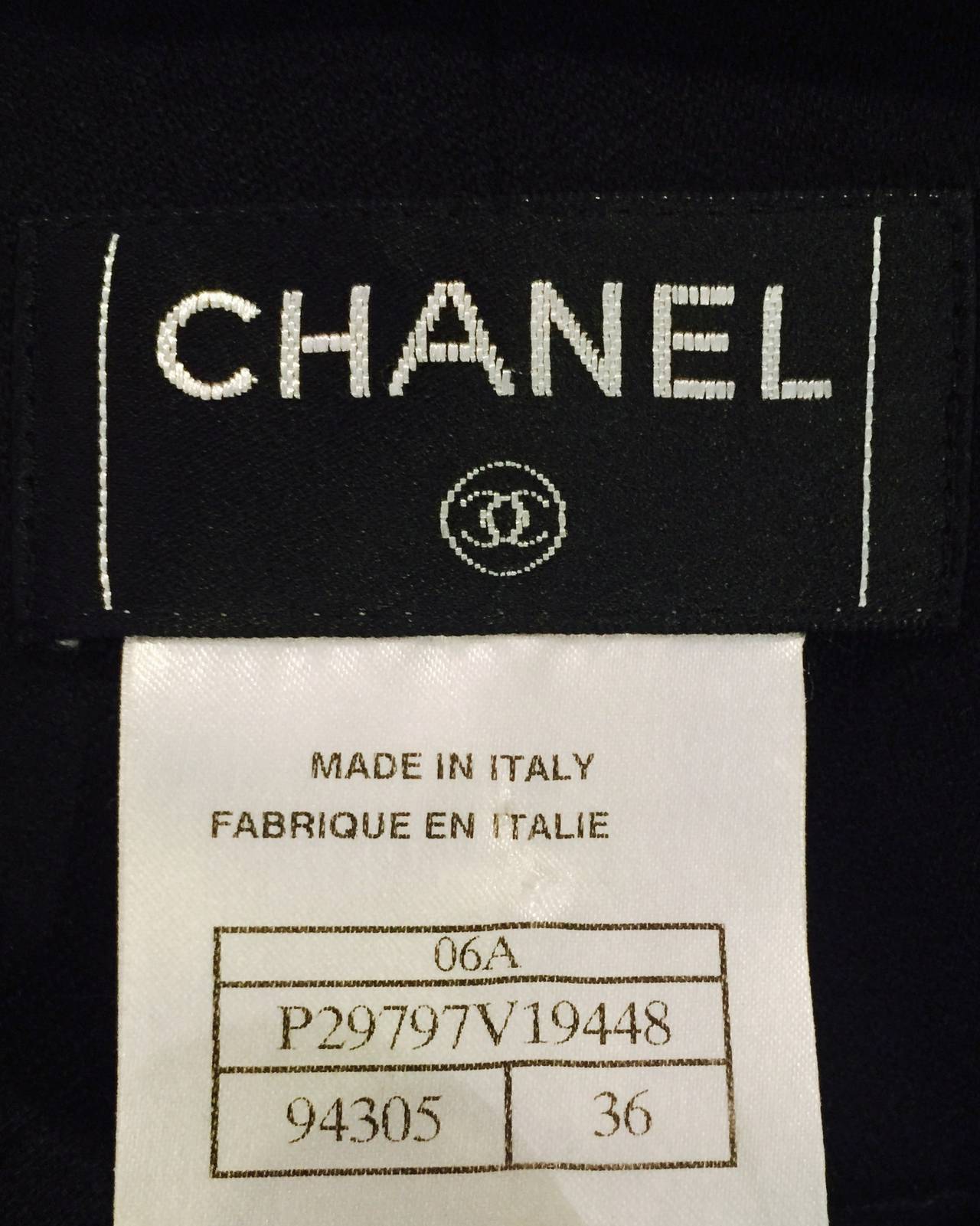 Chanel Fall 2006 Wool Mariner Pant For Sale 2