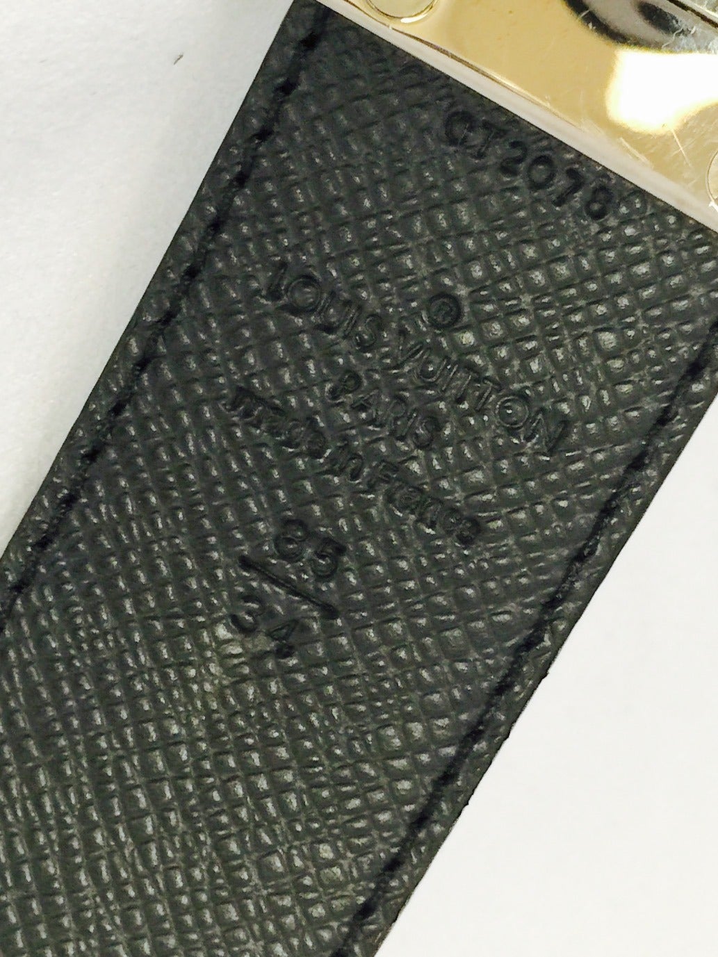 Women's or Men's Louis Vuitton LV Inventeur Reversible Graphite Damier Canvas Belt For Sale