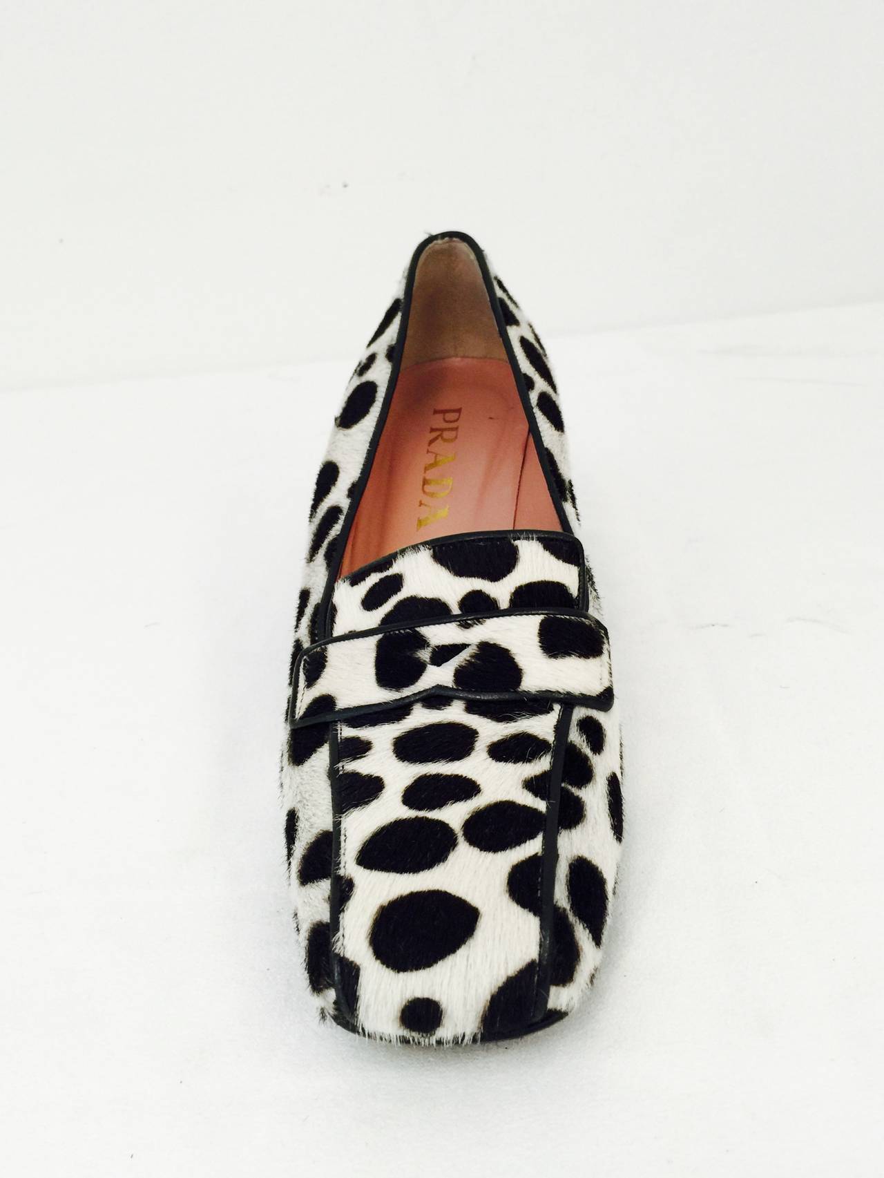 dalmatian print heels