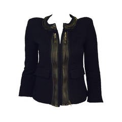 Alexander McQueen Cropped Textured Jacket With Multi Zipper Trim 5