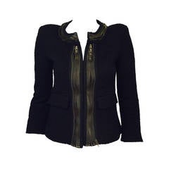 Alexander McQueen Cropped Textured Jacket With Multi Zipper Trim