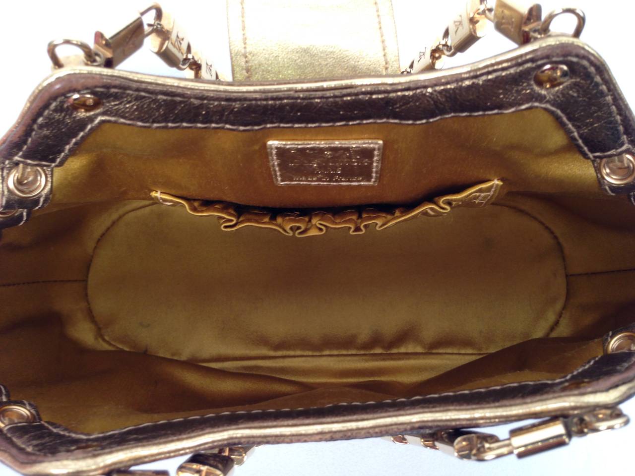 Louis Vuitton Limited Edition Bronze Monogram Leather Theda PM Bag For Sale 1