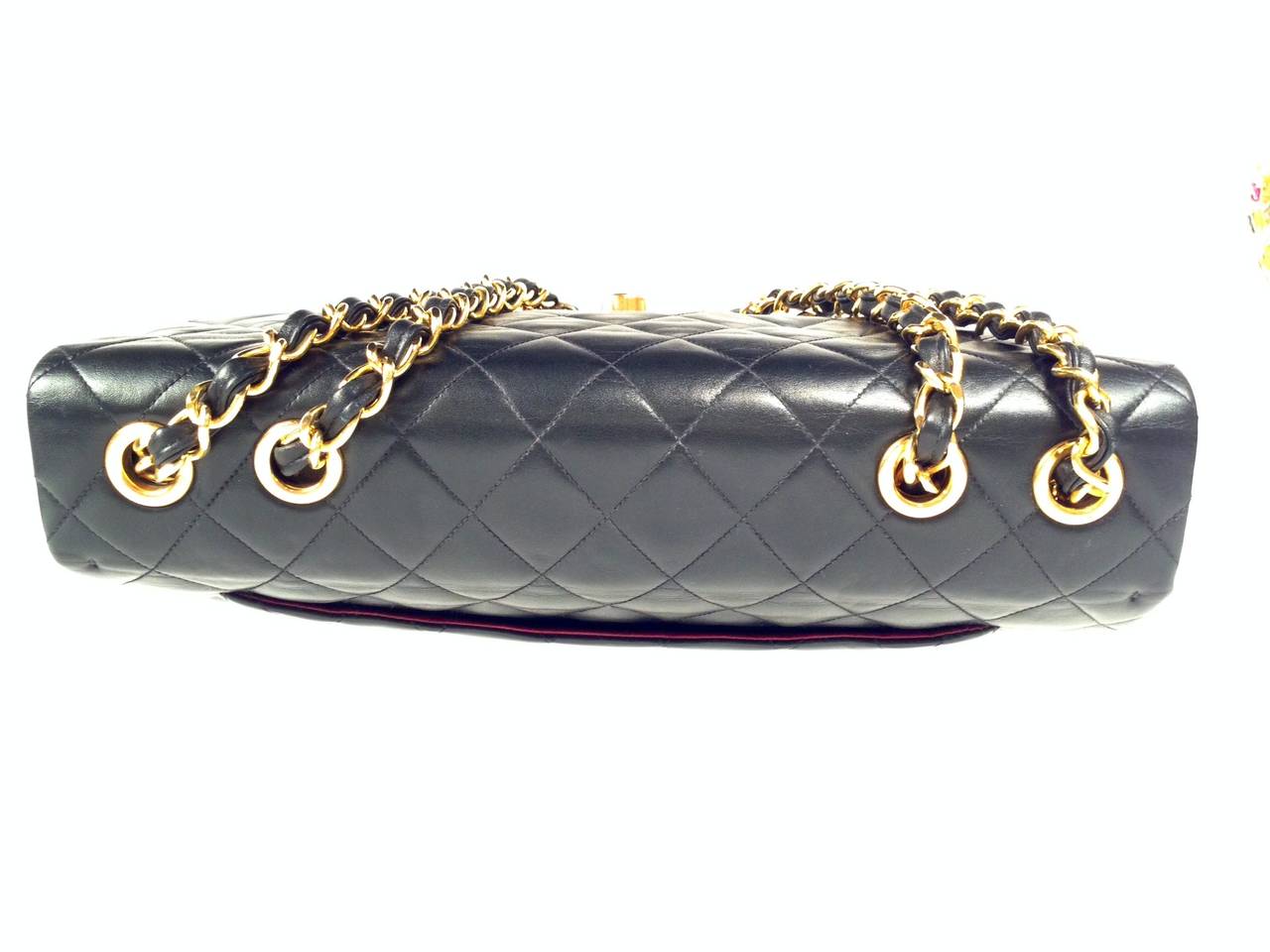 1990s Chanel Maxi Classic Quilted Single Flap Bag No. 2955942 For Sale 2