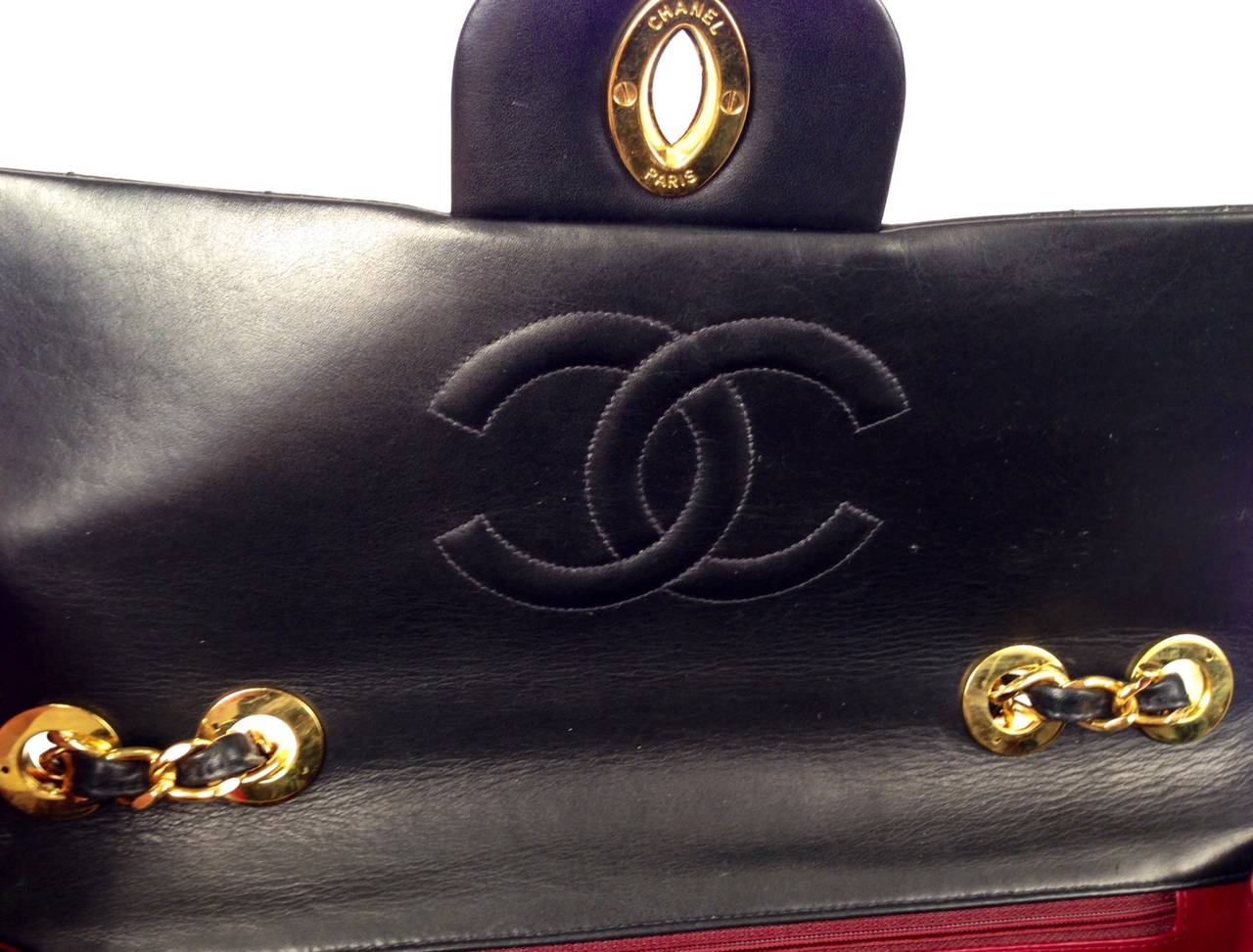 1990s Chanel Maxi Classic Quilted Single Flap Bag No. 3160136 For Sale 3