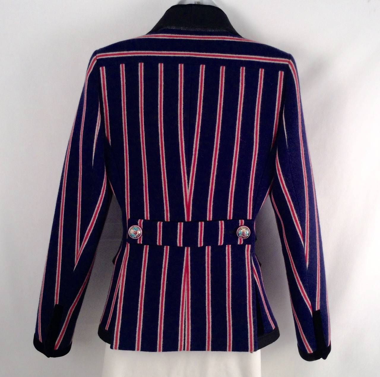 Vintage Balenciaga Fitted Riding Jacket In New Condition For Sale In Palm Beach, FL