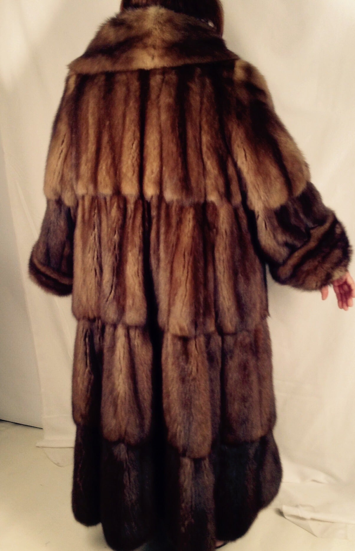 Natural Russian Sable Fur Coat For Sale at 1stDibs | sable fur coat for ...