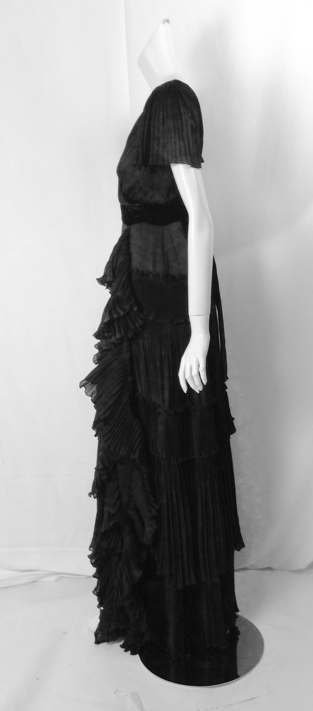 Women's Diane von Furstenburg Wrap Style Gown For Sale