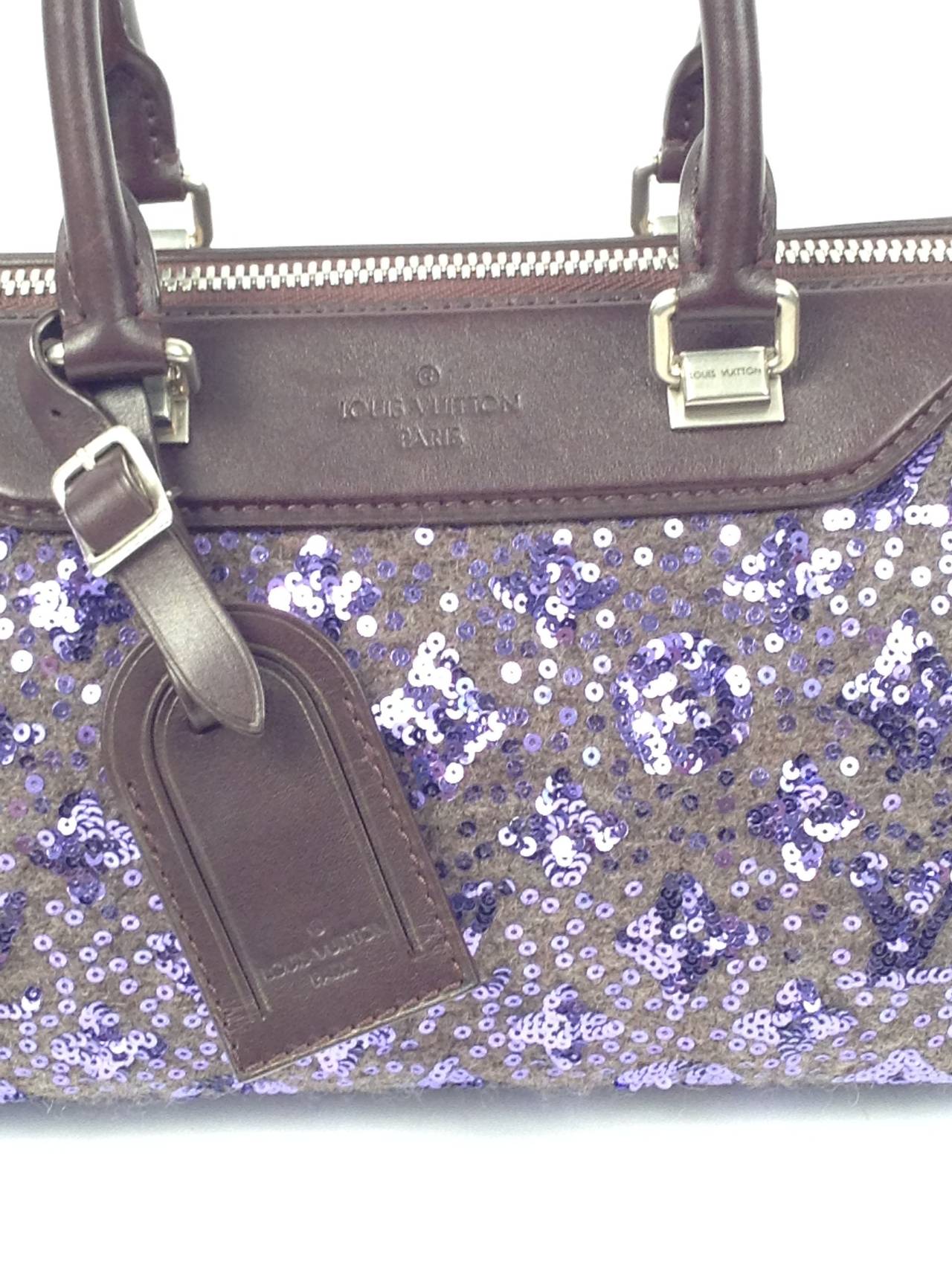Louis Vuitton Limited Edition Purple Monogram Sunshine Express Baby Bag For Sale at 1stdibs